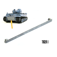 Metal Front Track Plate Mount For Heng Long Taigen Tamiya Torro 1/16 Tiger I RC Tank MT073